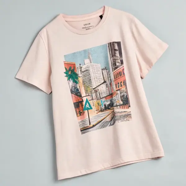 Camisetas de algodón estampadas